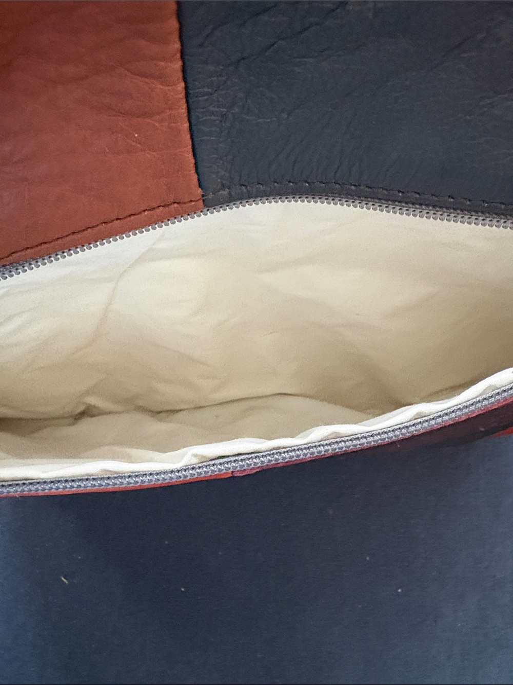 Reduced -Source Unknown Multicolor Patchwork Leather Hobo Shoulder Bag - Picture 3 of 5